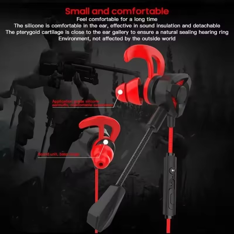 Headset Gamer Headphones Wired - Wired Earphone Mic avaliação e preço