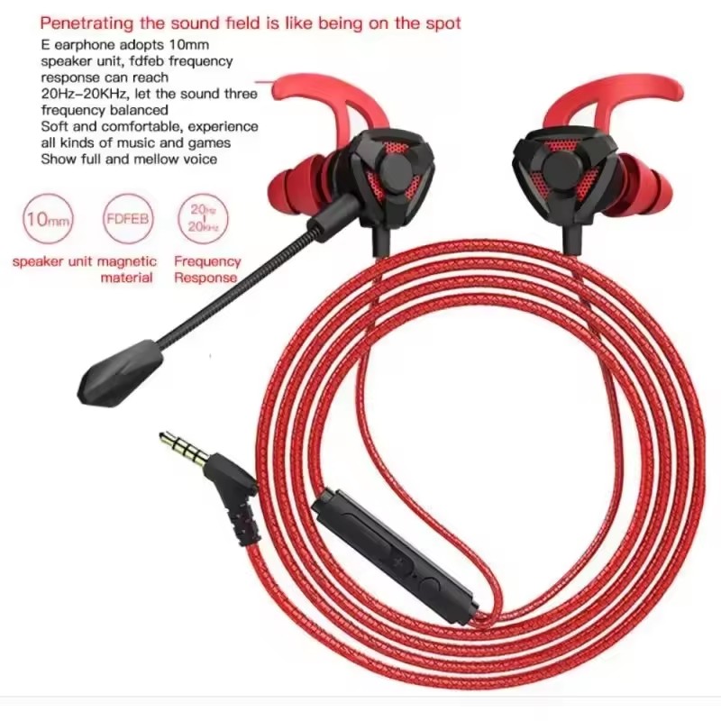 Headset Gamer Headphones Wired - Wired Earphone Mic avaliação e preço