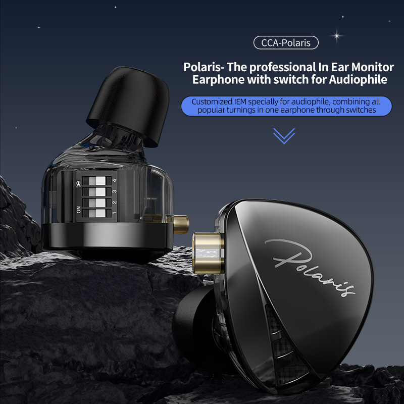 CCA Polaris Earphones HIFI Bas - Sports Earphone Hook avaliação e preço