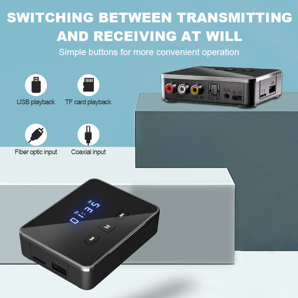 BT 5.4 Transmitter Receiver wi - Bluetooth Adapter Receiver avaliação e preço