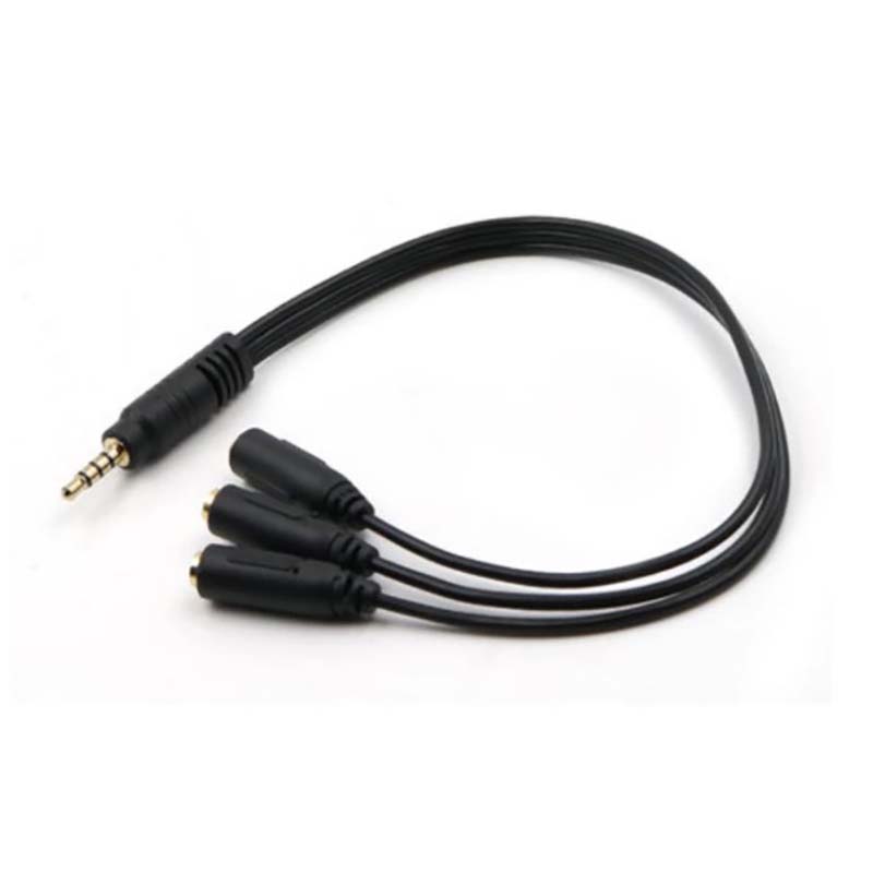 ⭐ 3.5mm 1 Male to 3 Female 3 W - Earphone Splitter Jack avaliação e preço