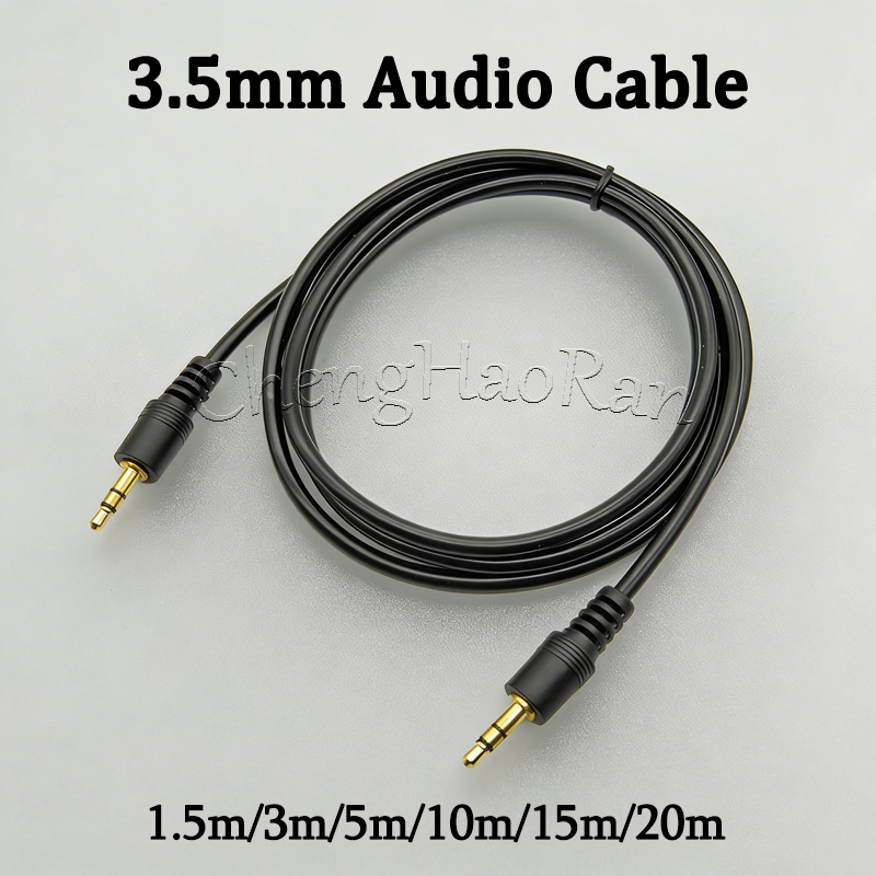 1PC 1.5m/3m/5m/10m/15m/20m 3.5 - Cable Extension 3.5 avaliação e preço