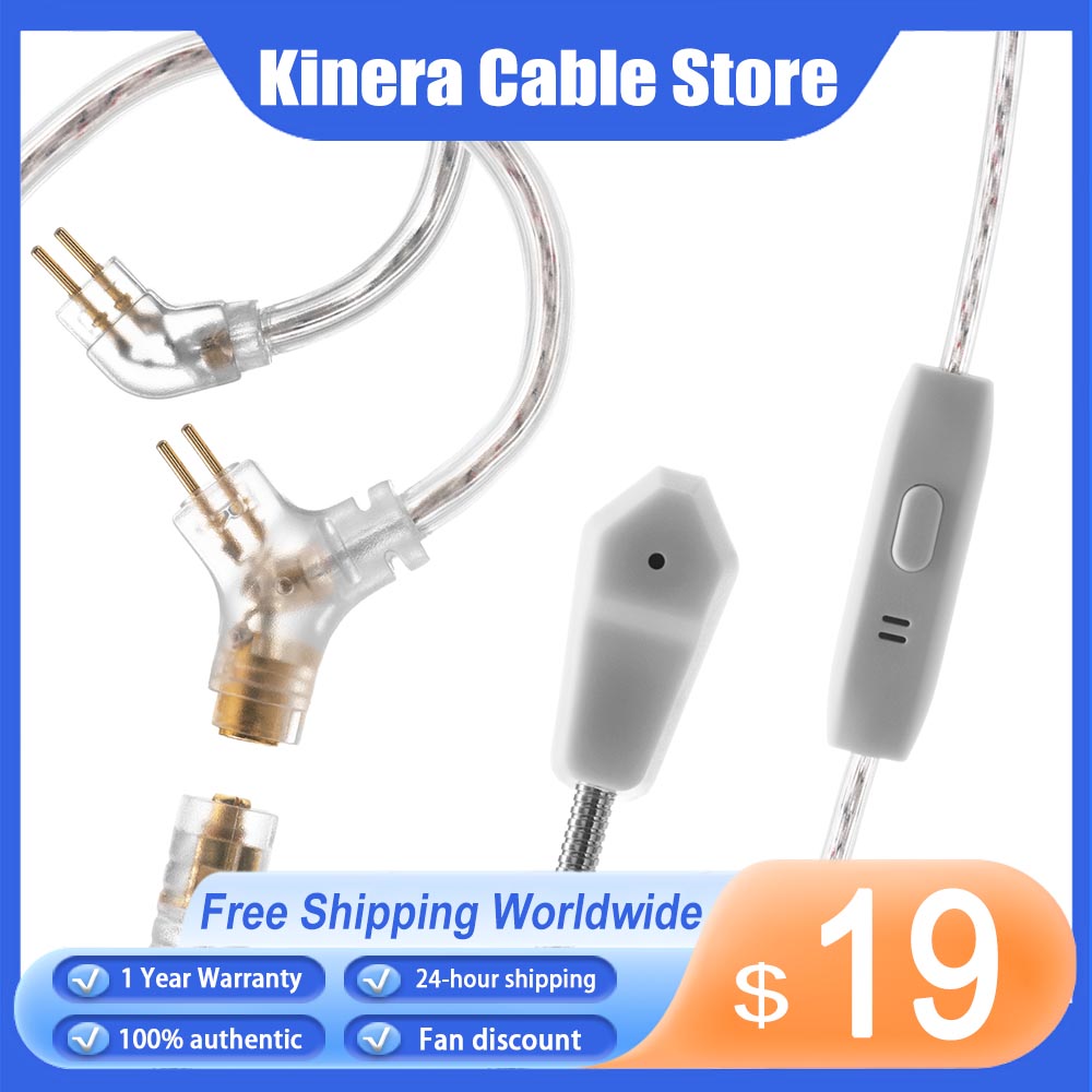 New Kinera Celest Sky Wing Ear - Wired Earphone Mic avaliação e preço