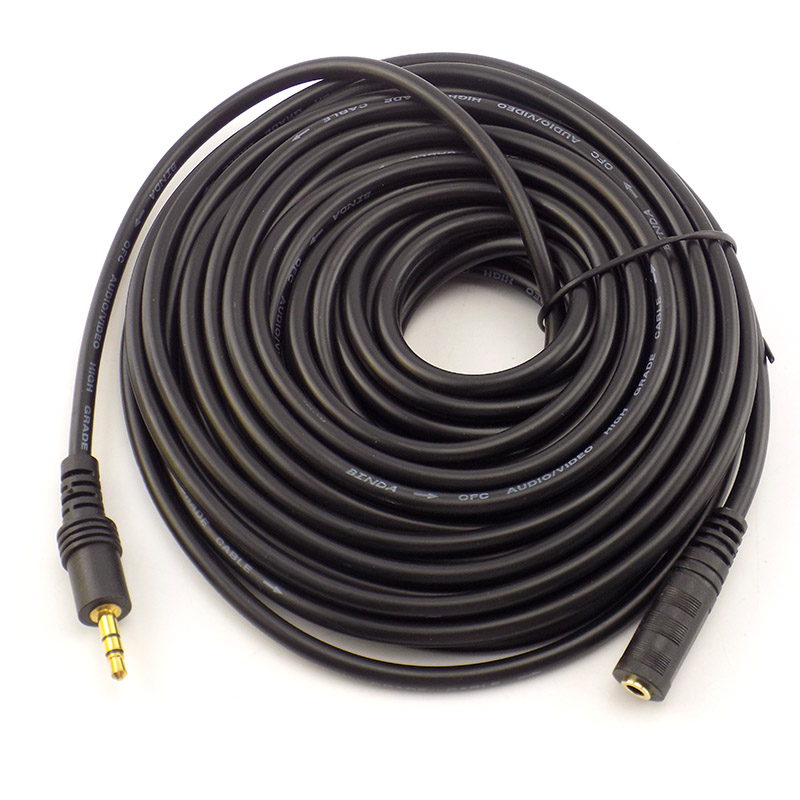 1.5/3/5/10M 3.5mm Stereo Male  - Cable Extension 3.5 avaliação e preço
