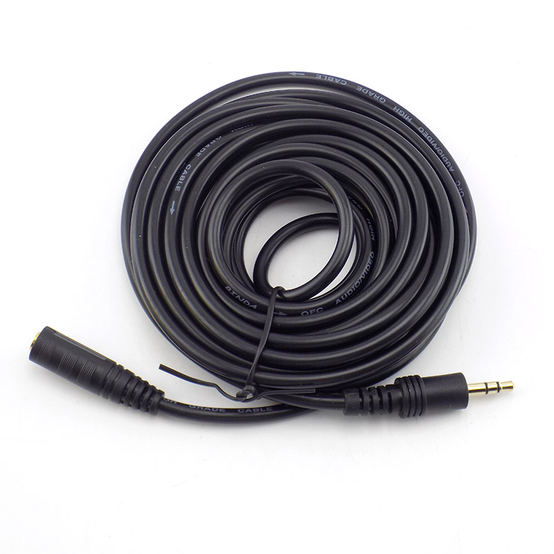 1.5/3/5/10M 3.5mm Stereo Male  - Cable Extension 3.5 avaliação e preço