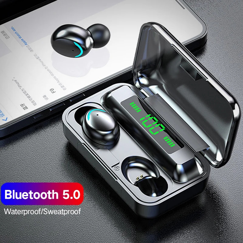 F9 Wireless Headphone TWS Blue - Wireless Earbuds Tws avaliação e preço