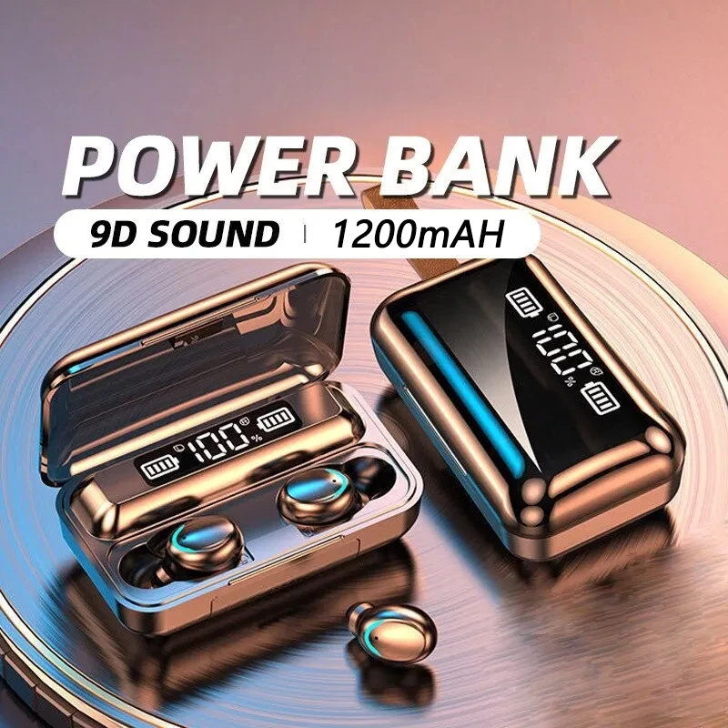 F9 Wireless Headphone TWS Blue - Wireless Earbuds Tws avaliação e preço