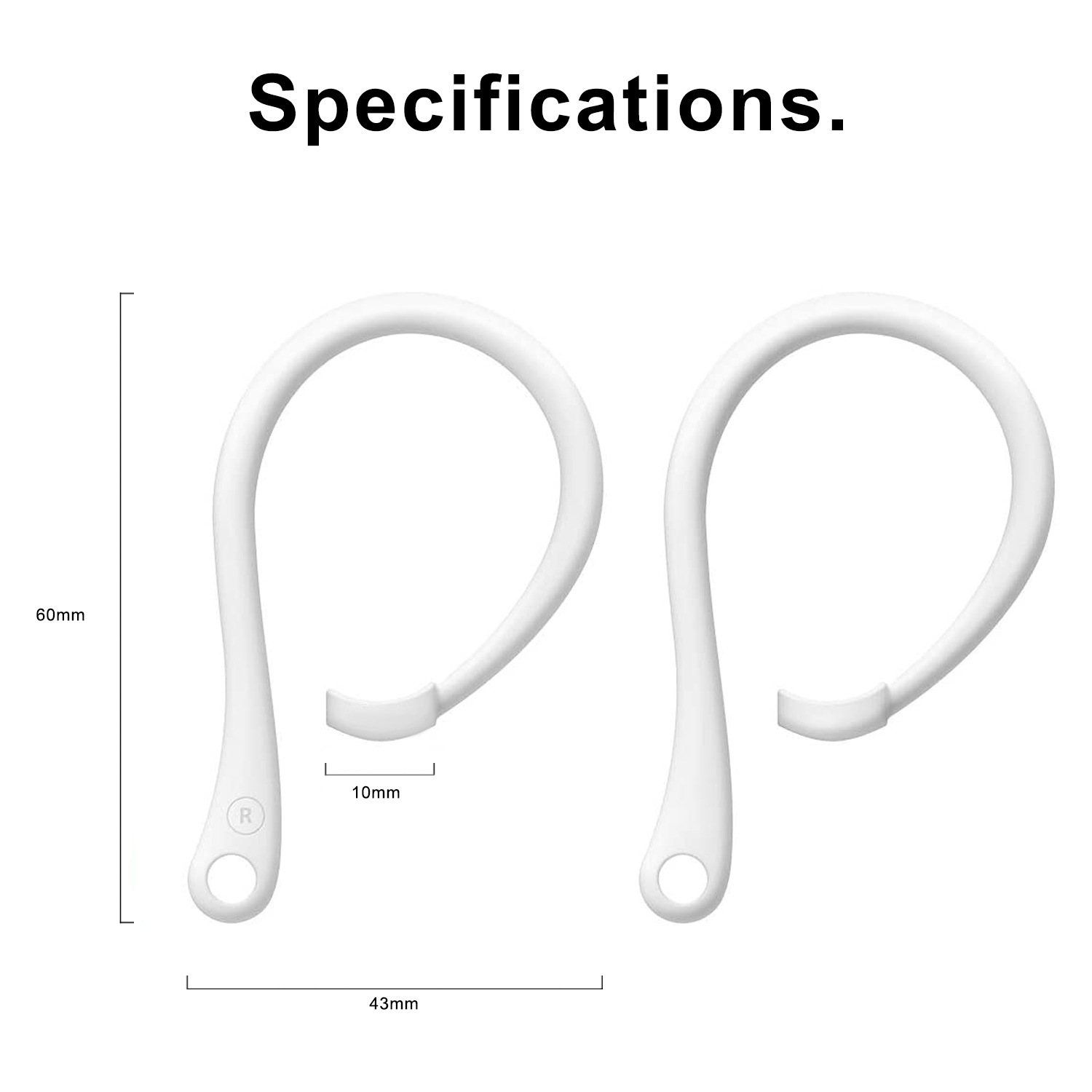 1 Pairs Anti-lost Earhooks for - Sports Earphone Hook avaliação e preço