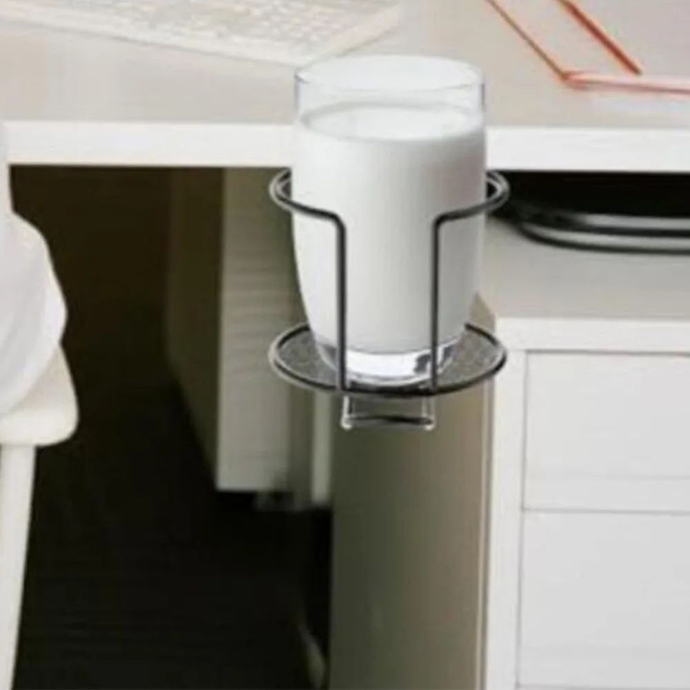 2-in-1 Adjustable Desk Cup Hol - Headphone Stand Desk avaliação e preço