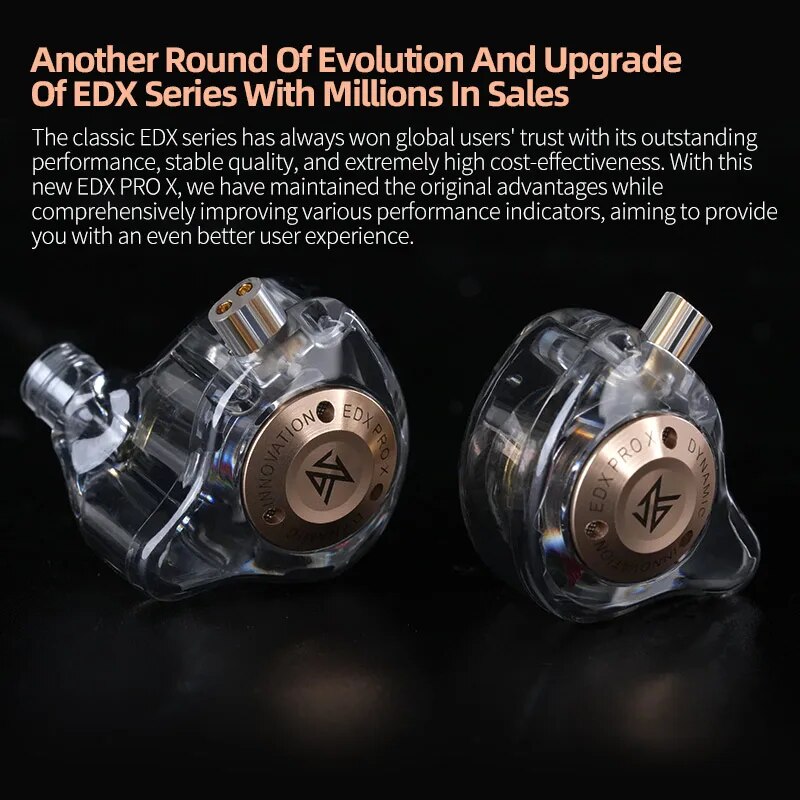 KZ EDX PRO X Wired Earphones H - Audiophile Headphone Wired avaliação e preço