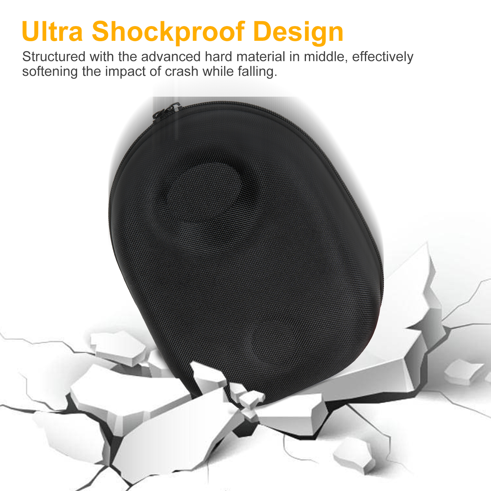 New Portable Hard EVA Protecti - Headphone Case Hard avaliação e preço