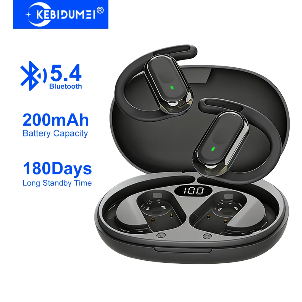 KEBIDUMEI Open-Ear Bluetooth 5 - Sports Earphone Hook avaliação e preço