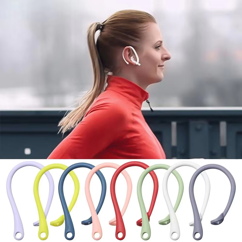 1 Pair Silicone Anti-lost Sili - Sports Earphone Hook avaliação e preço
