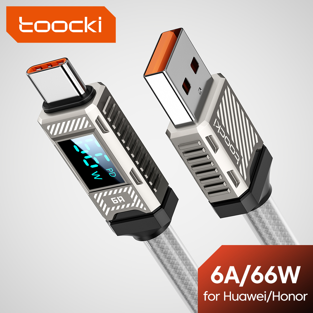 Toocki PD 66W USB C Cable 6A D - Usb C Earphone avaliação e preço