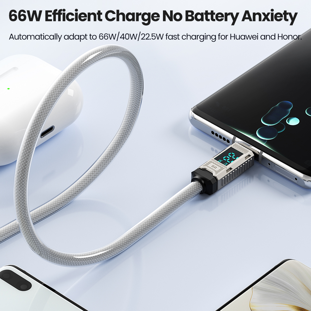 Toocki PD 66W USB C Cable 6A D - Usb C Earphone avaliação e preço