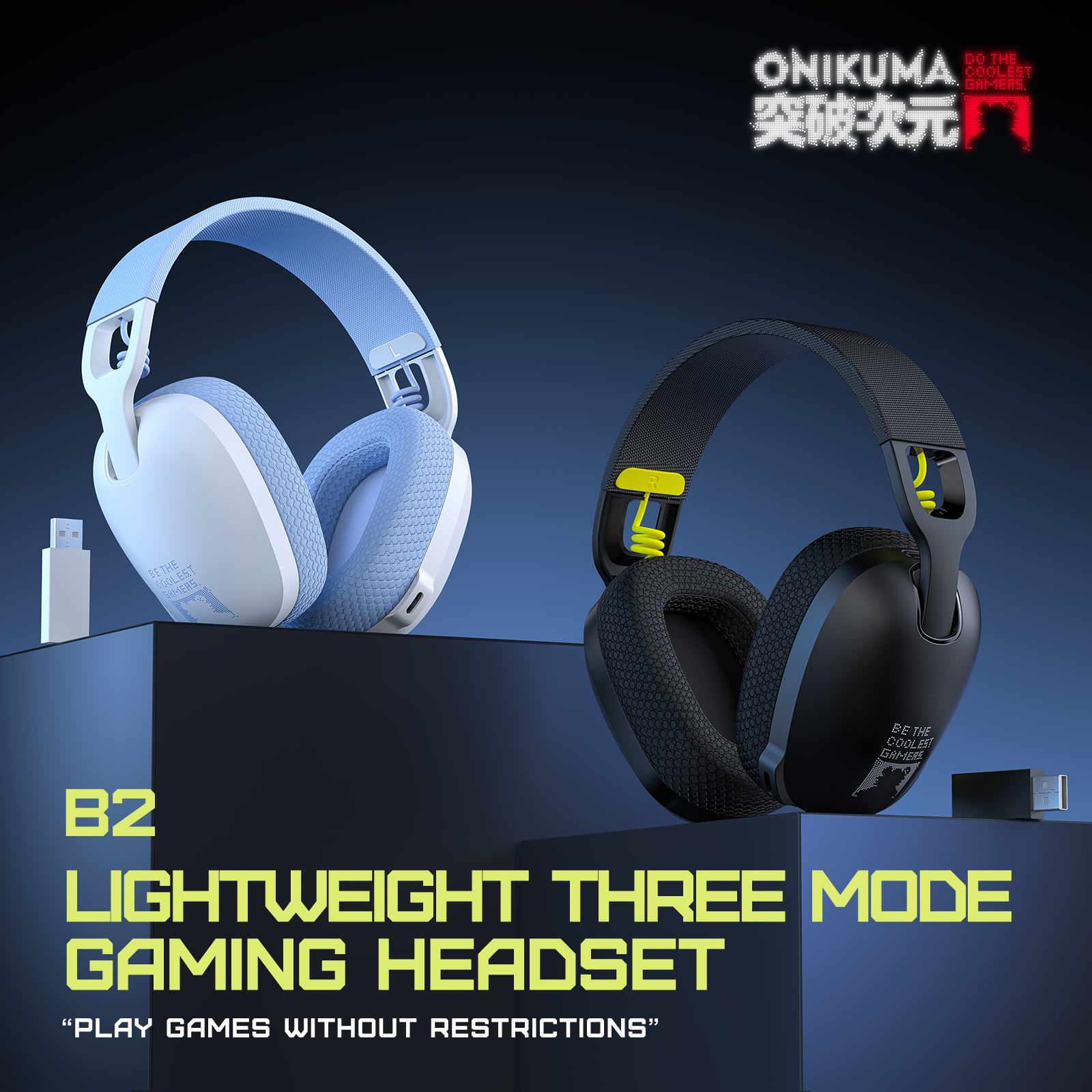 2025 New Onikuma  B2 Wireless  - Gaming Headset Rgb avaliação e preço