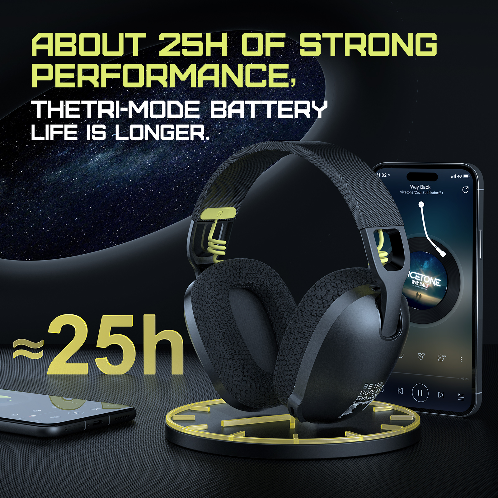 2025 New Onikuma  B2 Wireless  - Gaming Headset Rgb avaliação e preço