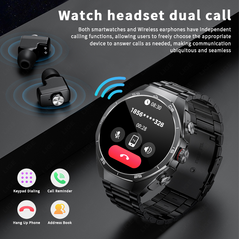 TWS Music Watches Earbuds Smar - Earbuds Charging Case avaliação e preço