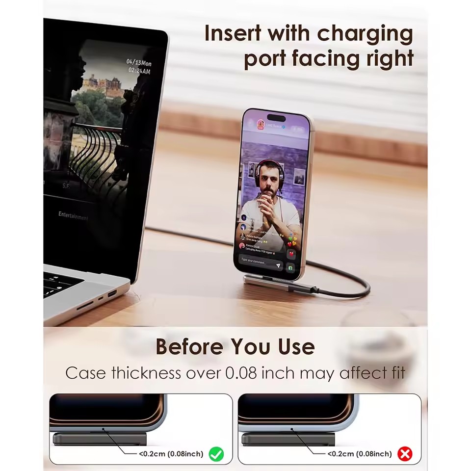 2/1PCS Portable USB C To 3.5mm - Headphone Stand Desk avaliação e preço