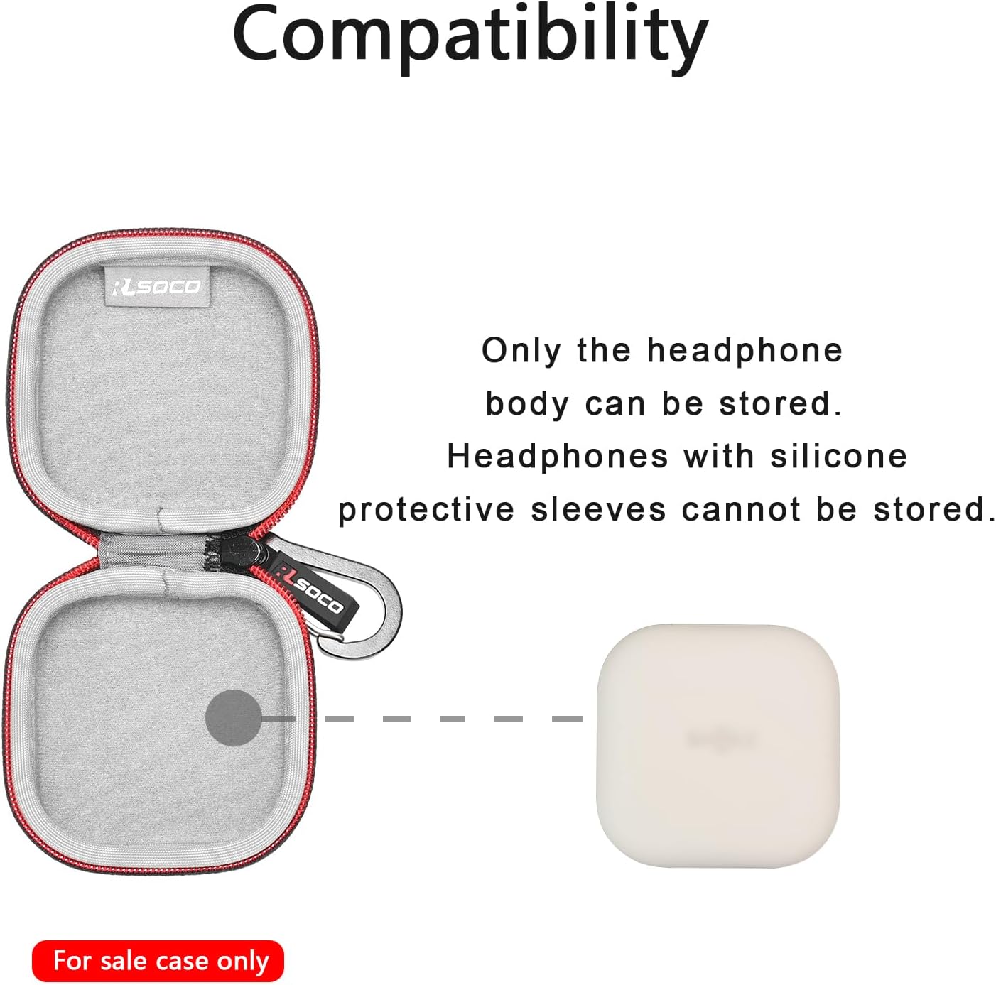 RLSOCO Hard Case for SHOKZ NEW - Headphone Case Hard avaliação e preço