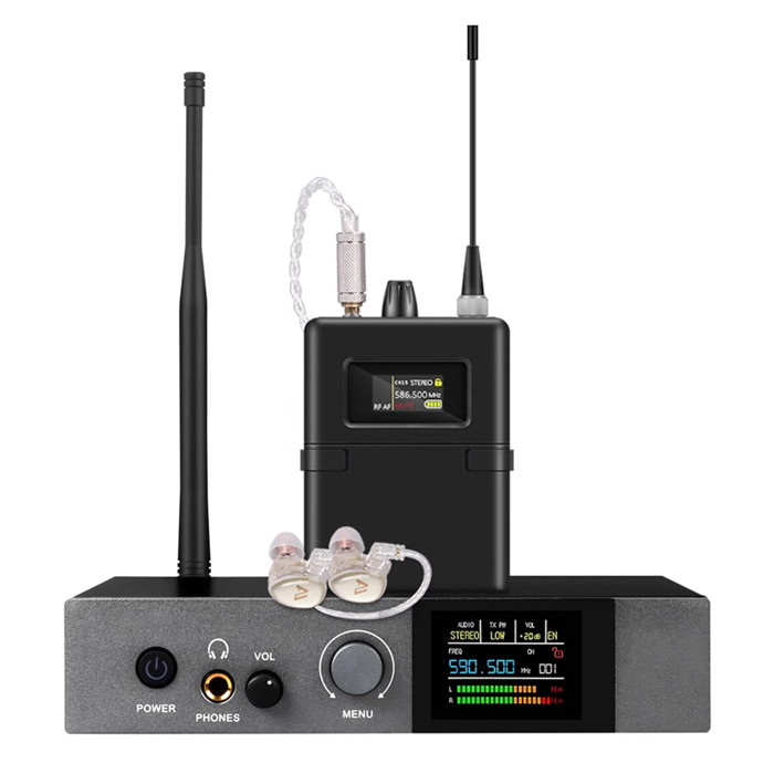 590-599mhz stereo IEM UHF Stag - In Ear Monitor Iem avaliação e preço
