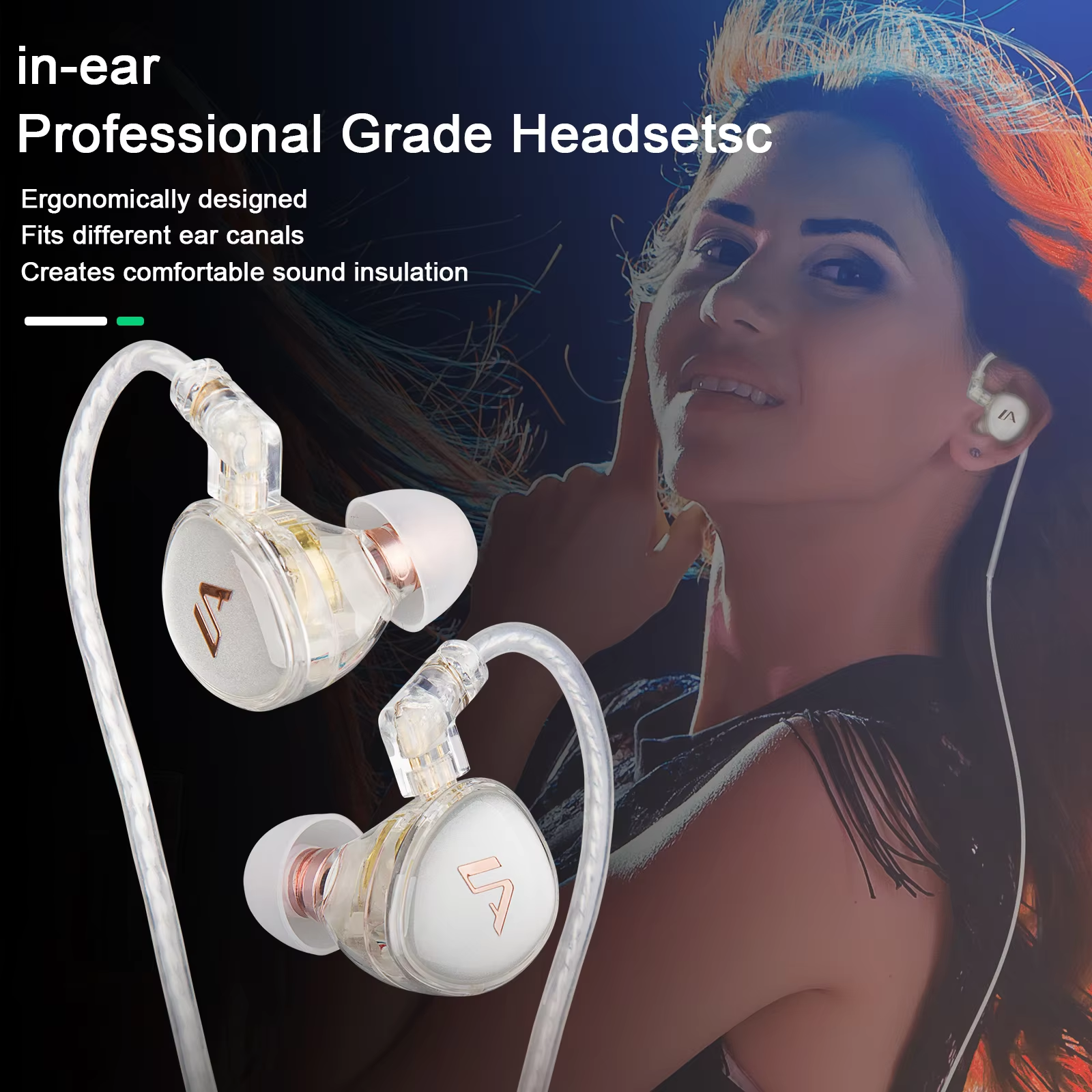 590-599mhz stereo IEM UHF Stag - In Ear Monitor Iem avaliação e preço