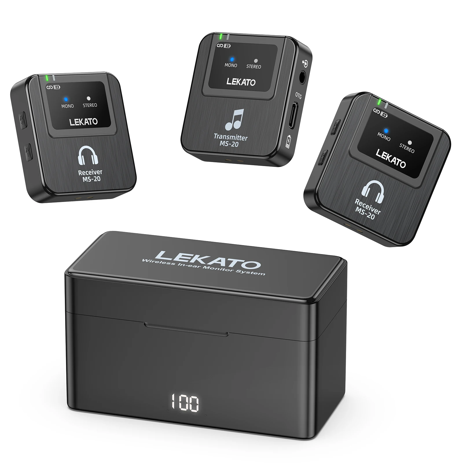 Lekato Wireless In-Ear Monitor - In Ear Monitor Iem avaliação e preço