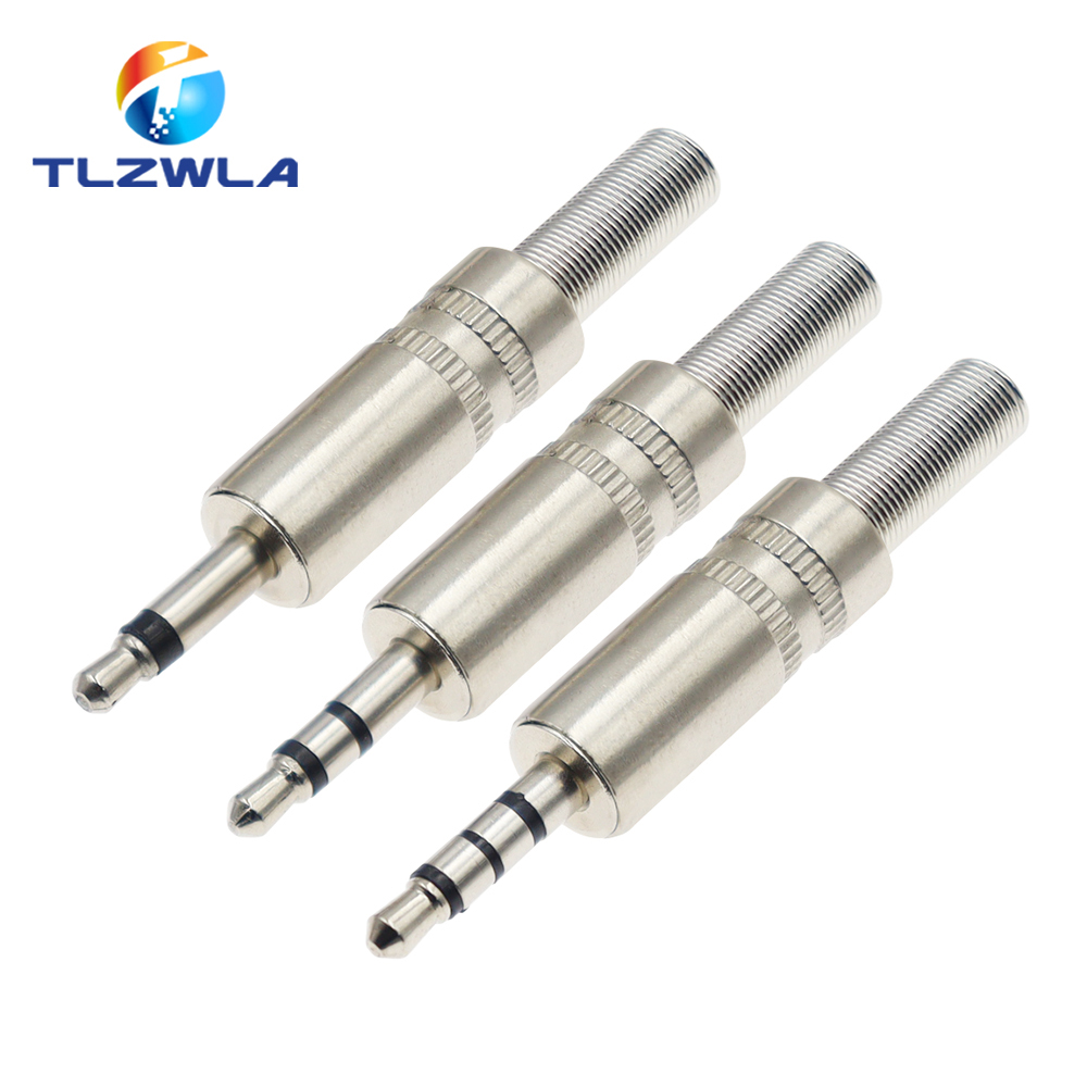 5PCS Metal Repair 3.5mm Male H - Cable Extension 3.5 avaliação e preço