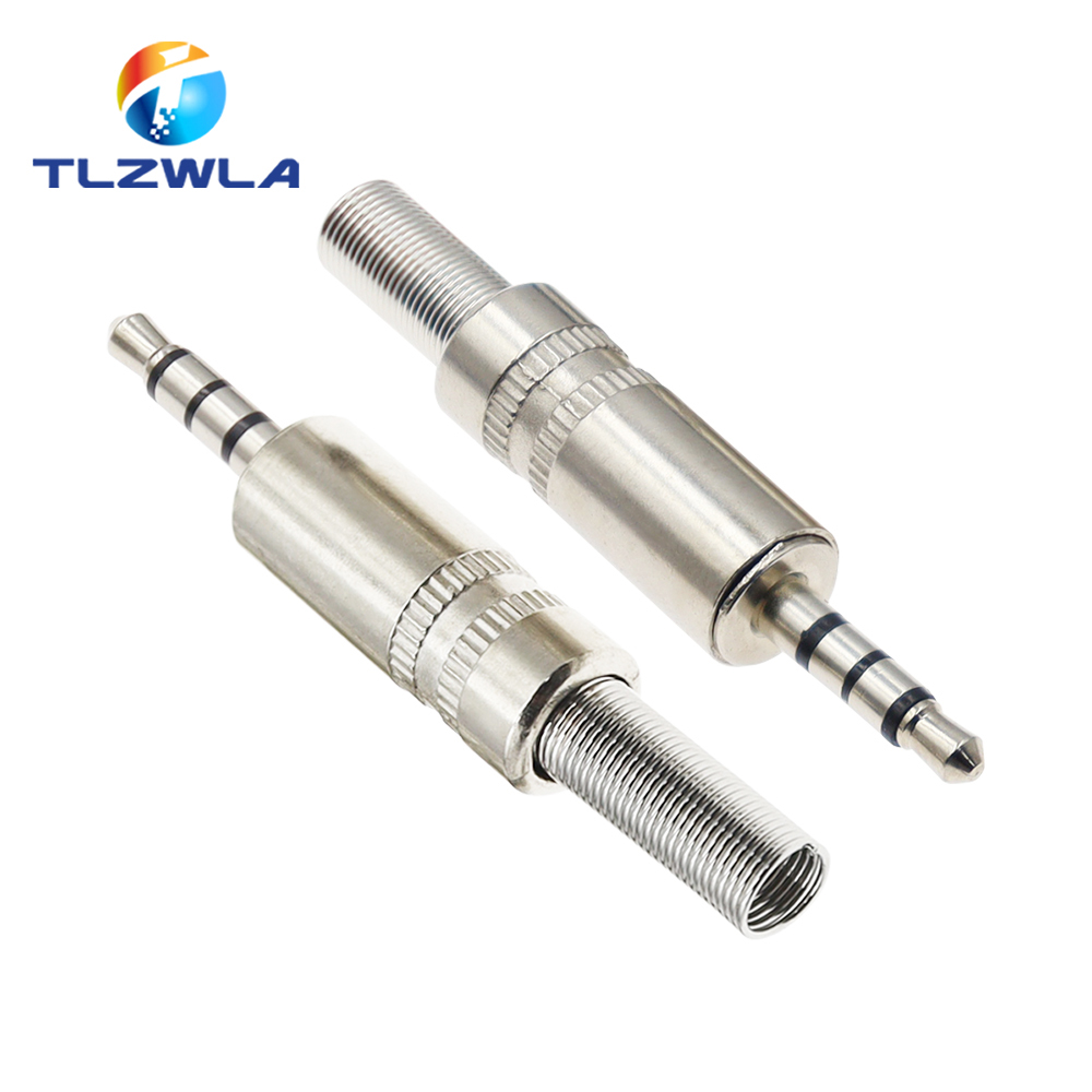 5PCS Metal Repair 3.5mm Male H - Cable Extension 3.5 avaliação e preço