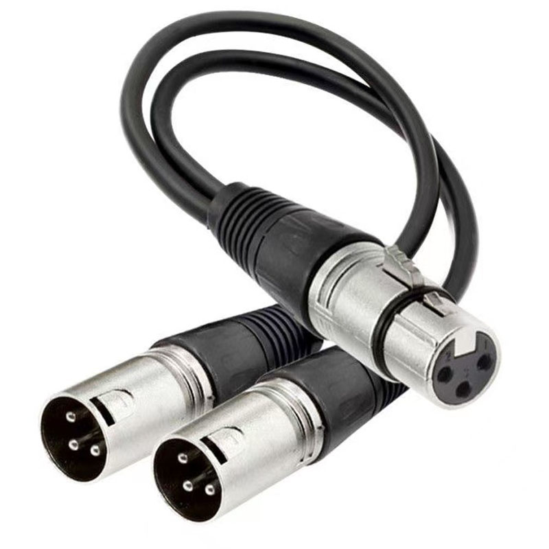 XLR Splitter Cable 3 Pin Femal - Audio Splitter Y avaliação e preço