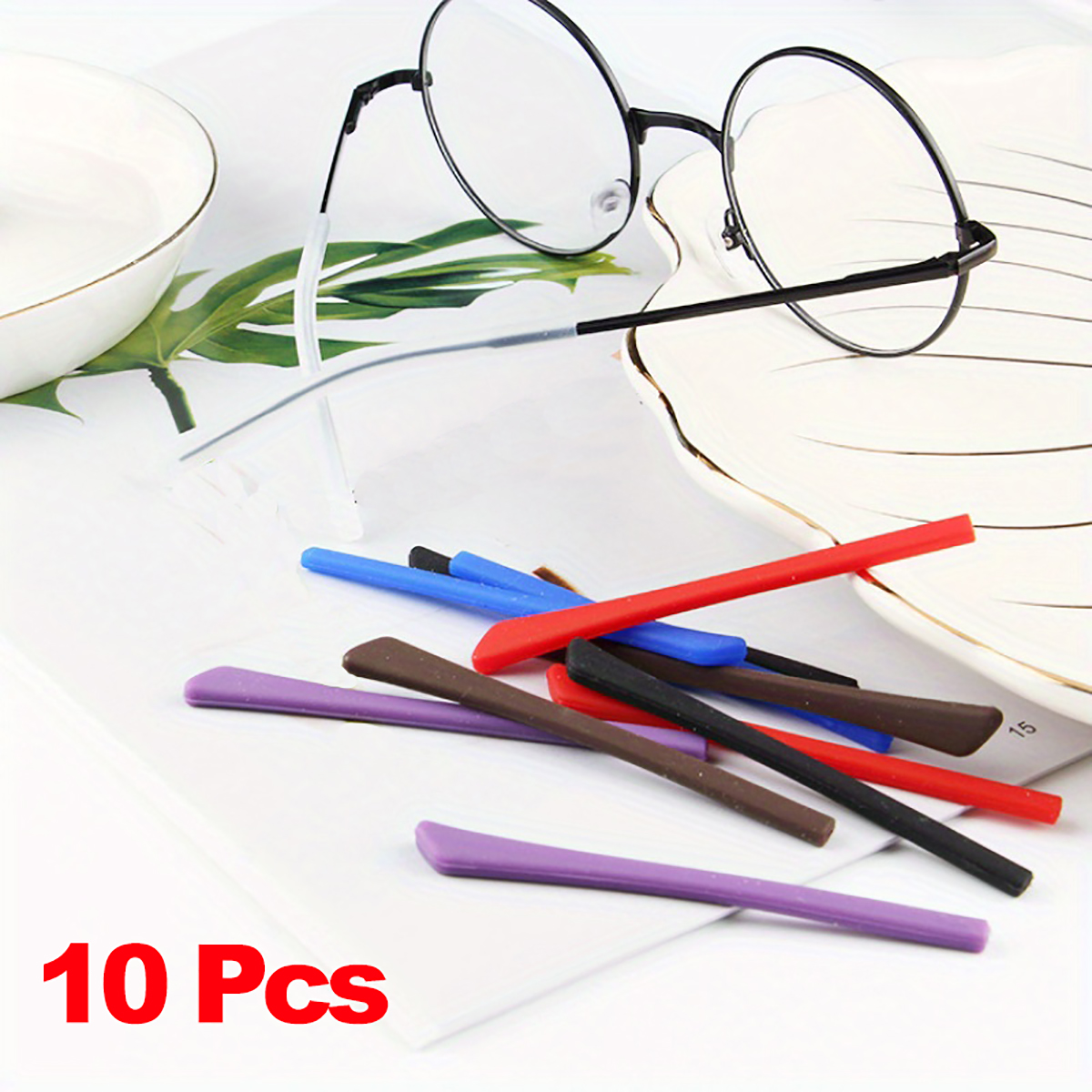 10pcs Eyeglass Replacement Tem - Silicone Ear Tip Replacement avaliação e preço