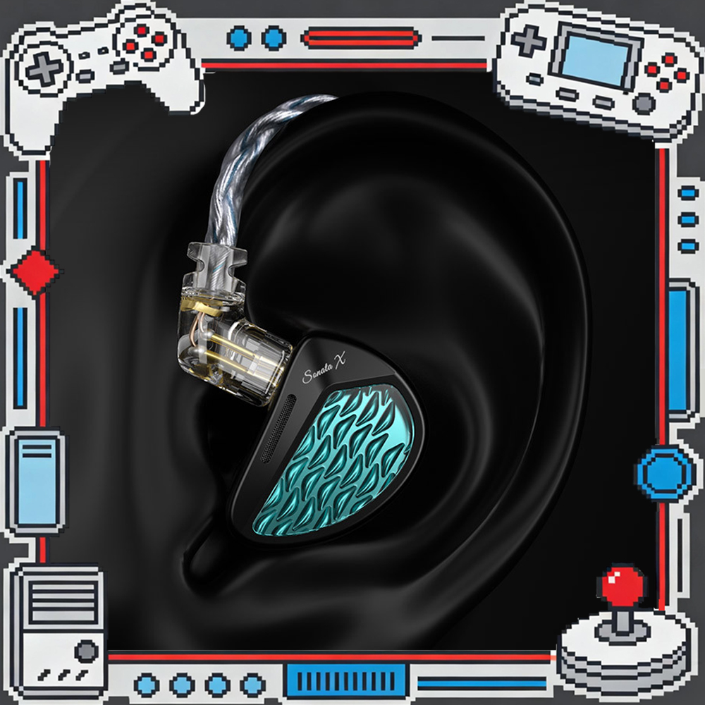 KZ Sonata X In-Ear Monitor Ear - Audiophile Headphone Wired avaliação e preço