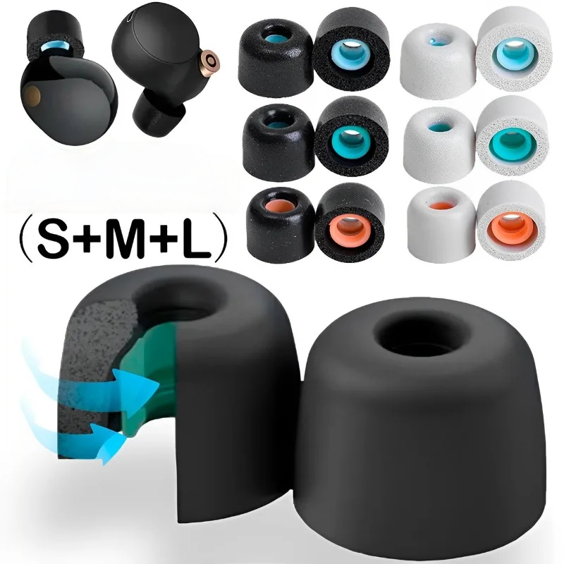 Memory Foam Earphones Ear Pads - Earphone Foam Tip avaliação e preço