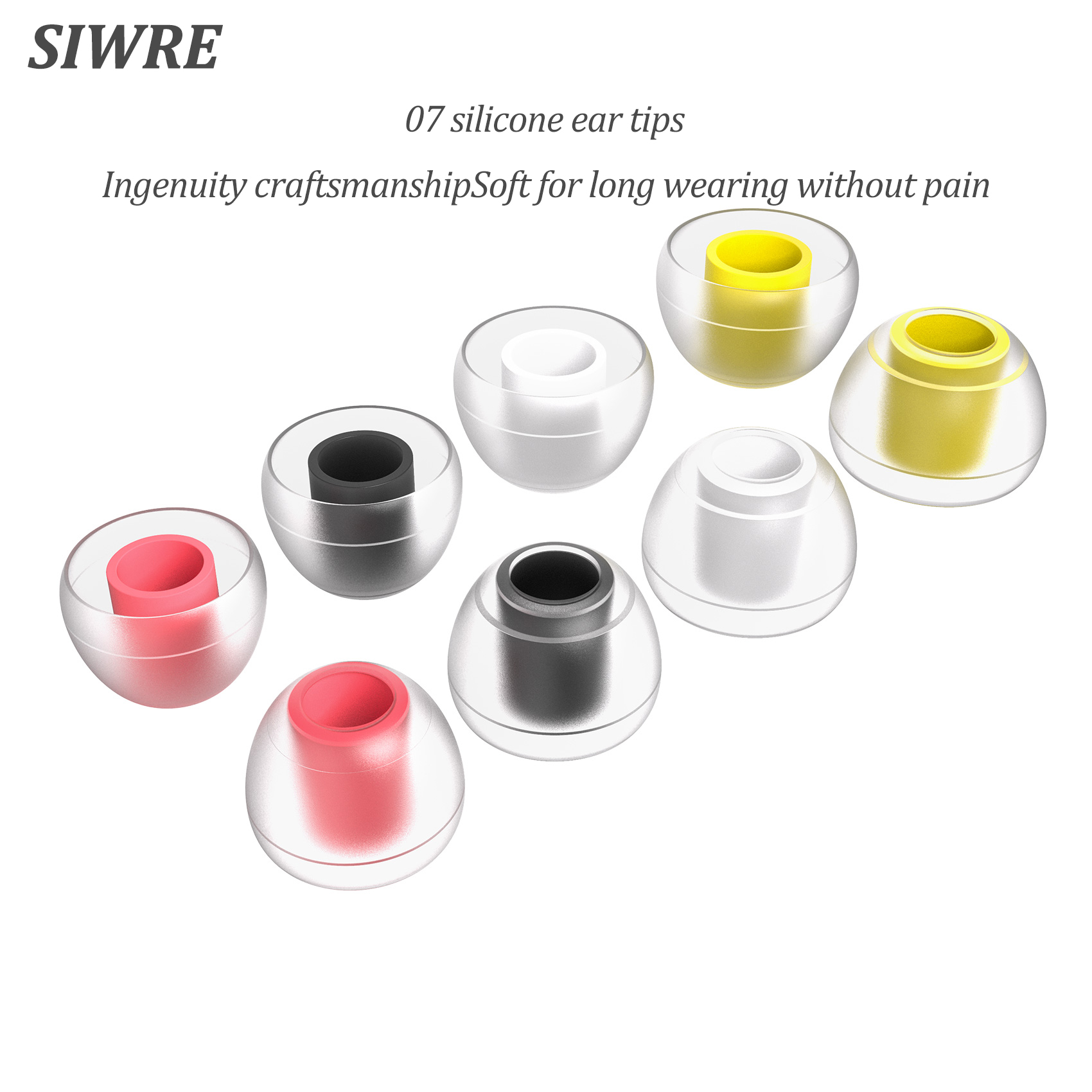 SIWRE 07 Silicone Eartips for  - In Ear Monitor Iem avaliação e preço