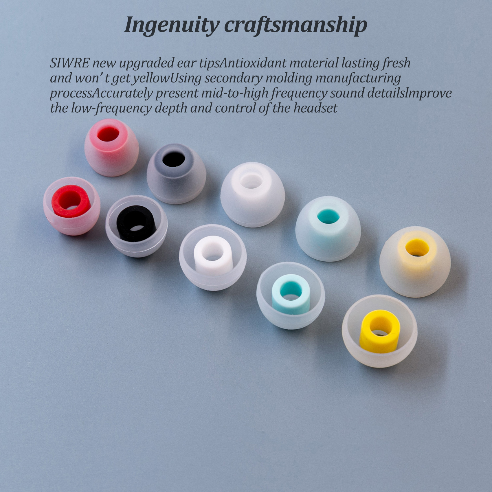 SIWRE 07 Silicone Eartips for  - In Ear Monitor Iem avaliação e preço