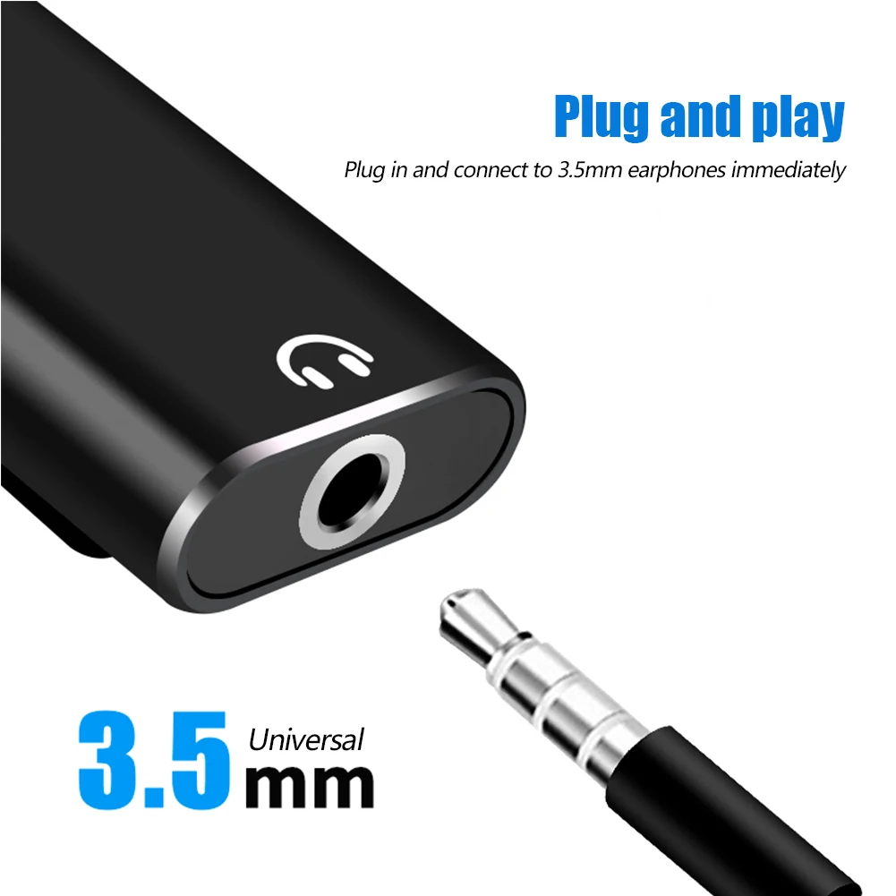 2-in-1 USB-C to 3.5mm Jack Ada - Earphone Splitter Jack avaliação e preço
