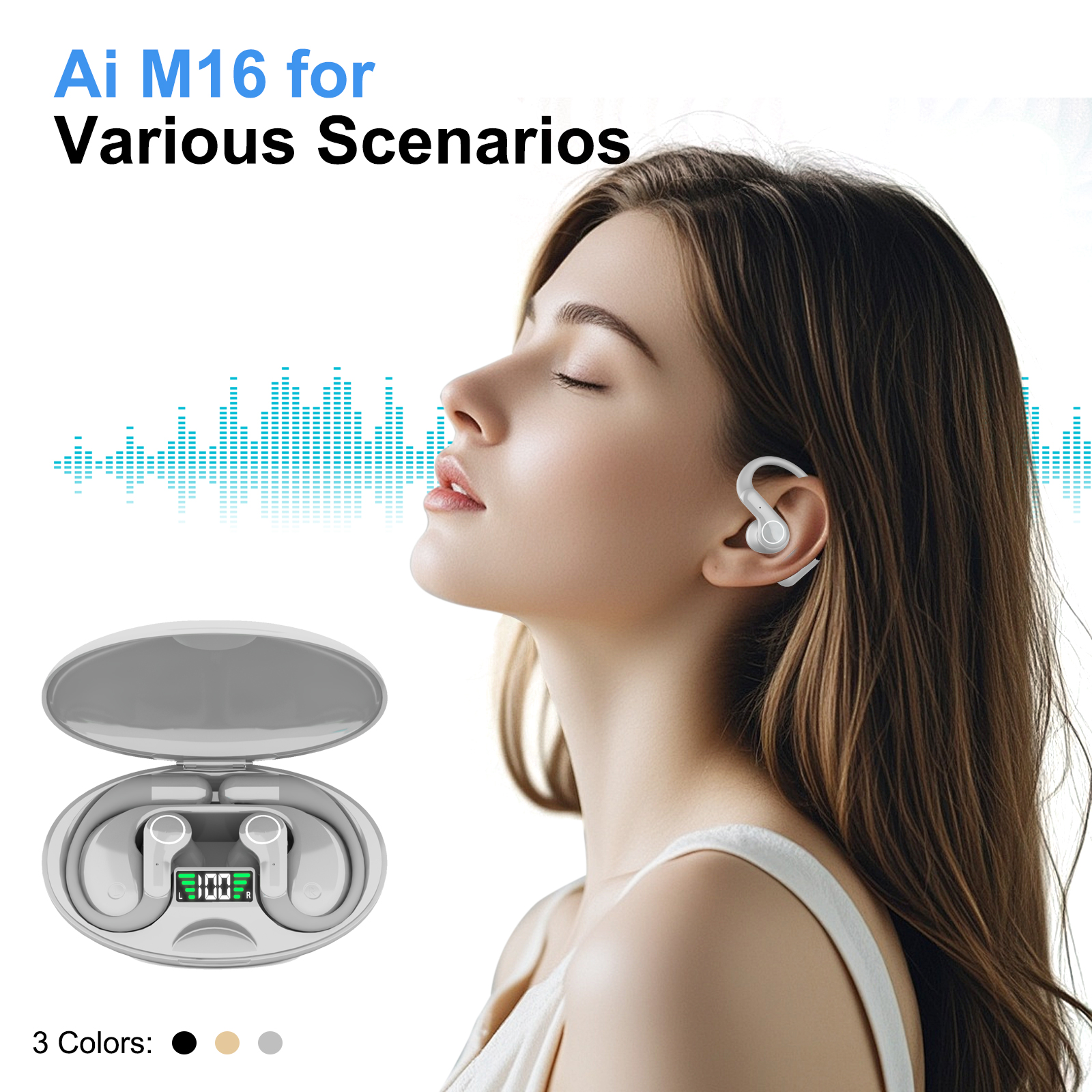 Ai Translator Earbud Device Re - Earbuds Charging Case avaliação e preço