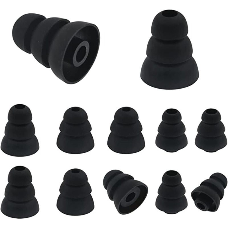 For 6pcs S/M/L Size Noise Isol - Silicone Ear Tip Replacement avaliação e preço