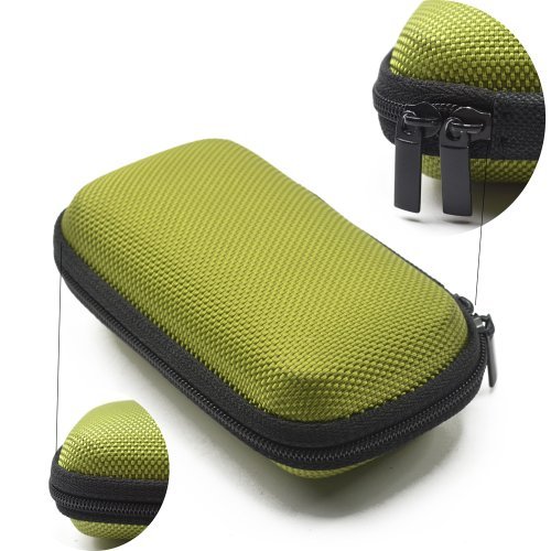 Green Rectangle Shaped Hard Ea - Headphone Case Hard avaliação e preço