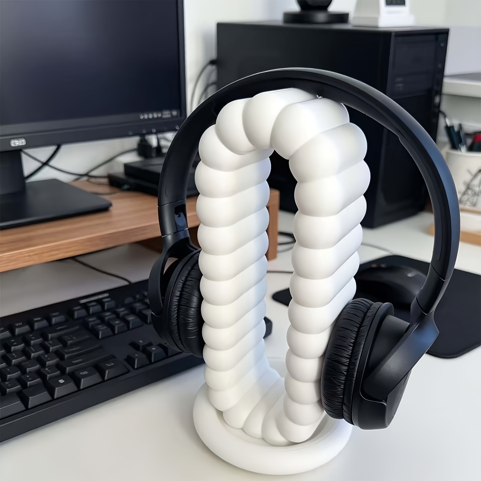 3D Printed Creative Headphone  - Headphone Stand Desk avaliação e preço