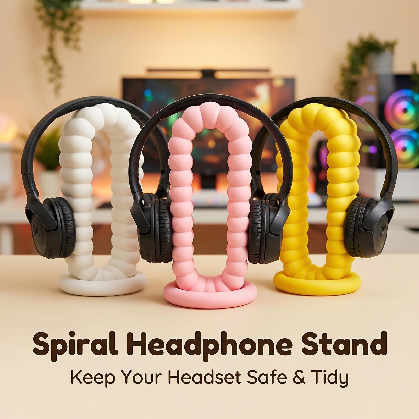 3D Printed Creative Headphone  - Headphone Stand Desk avaliação e preço