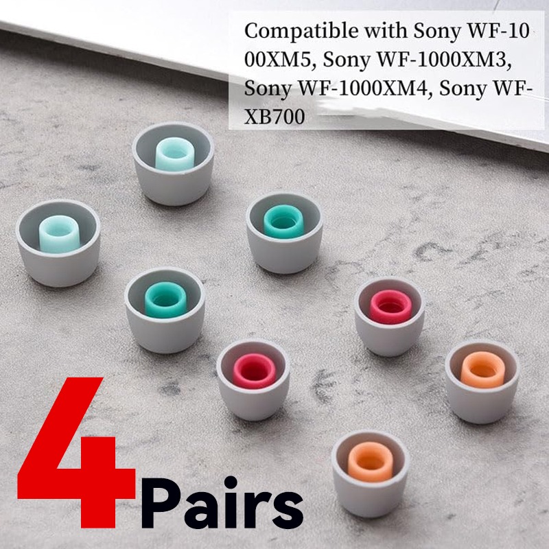 4/1Pairs for Sony Headphone Si - Silicone Ear Tip Replacement avaliação e preço