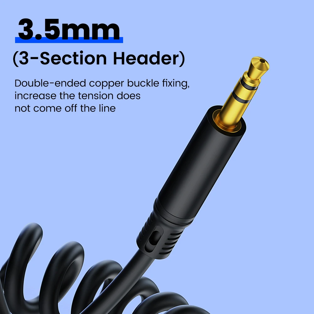 Type-C 3.5 Jack Car Spring Aud - Cable Extension 3.5 avaliação e preço