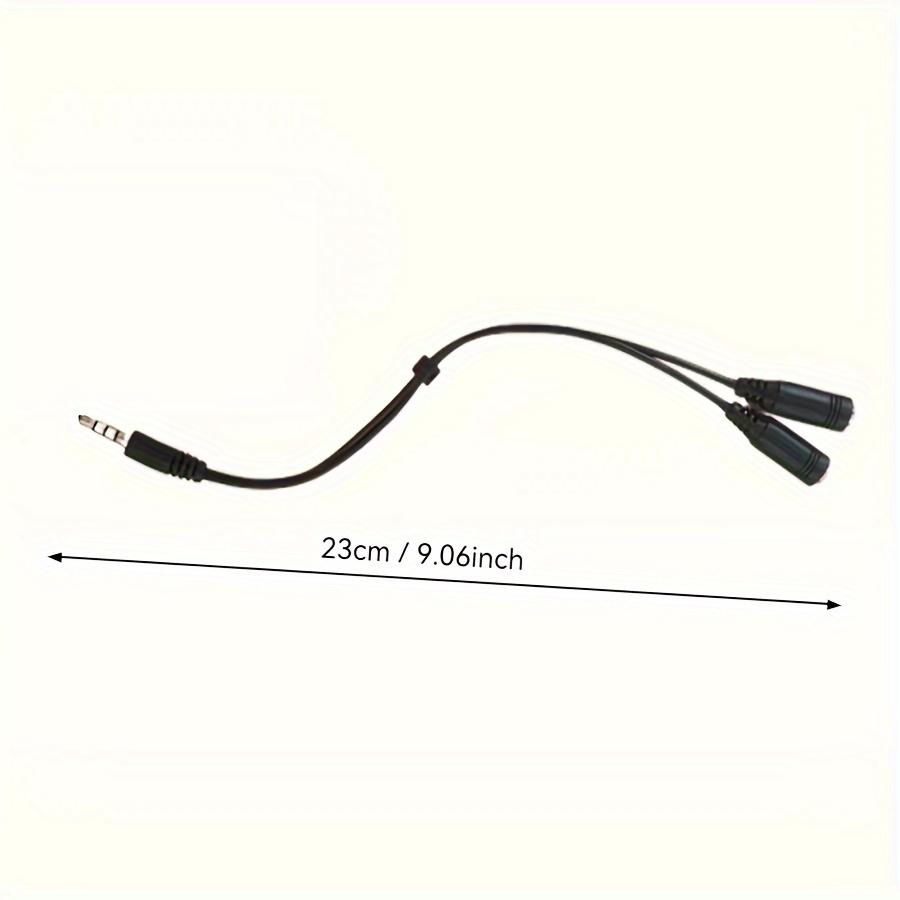3.5mm Stereo Audio 1Male to 2  - Audio Splitter Y avaliação e preço