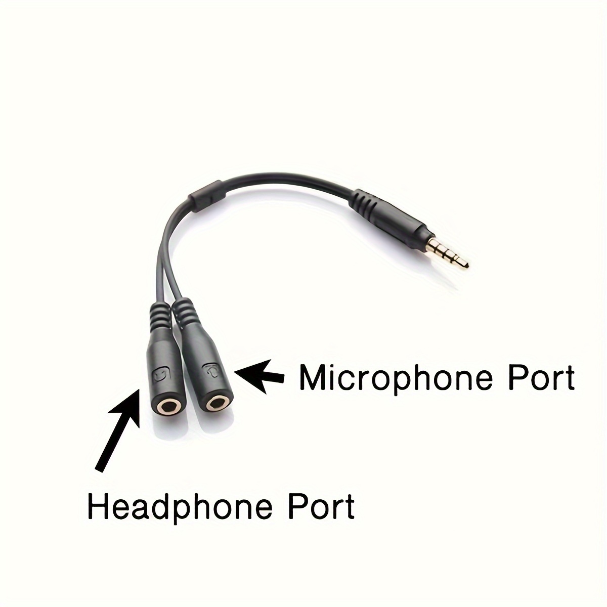 3.5mm Stereo Audio 1Male to 2  - Audio Splitter Y avaliação e preço