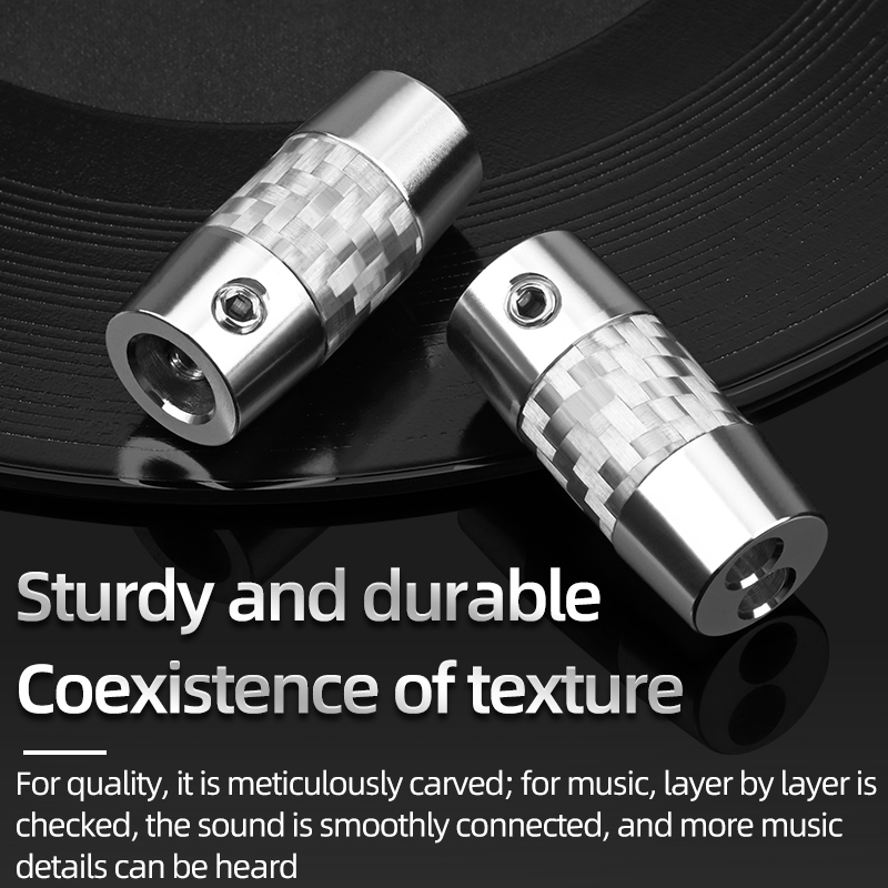 4pcs Carbon Fiber Y Splitter A - Audio Splitter Y avaliação e preço