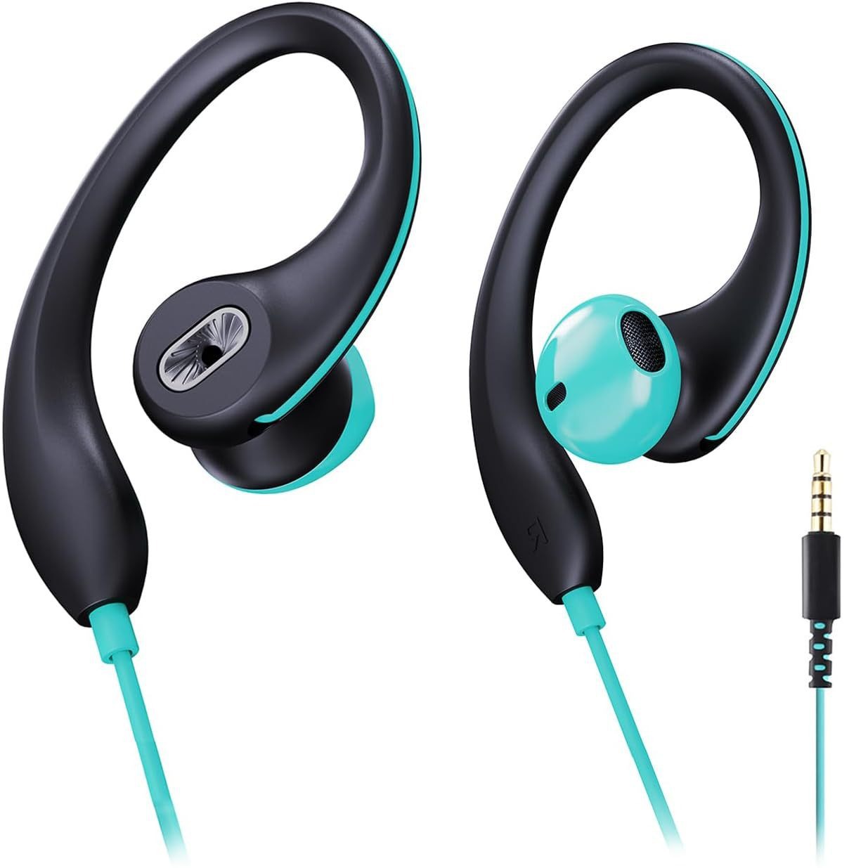 Fashion 3.5mm Ear-Hook Wired S - Sports Earphone Hook avaliação e preço