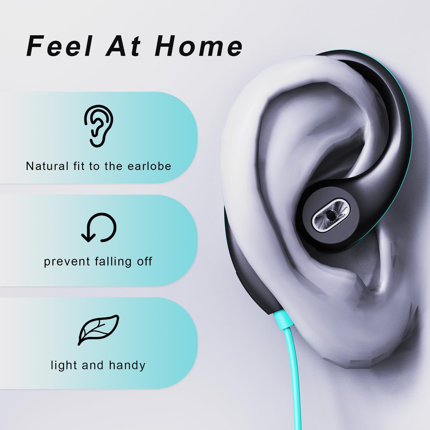 Fashion 3.5mm Ear-Hook Wired S - Sports Earphone Hook avaliação e preço