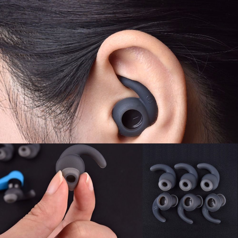 3 Pairs S/M/L In-ear Sports He - Sports Earphone Hook avaliação e preço