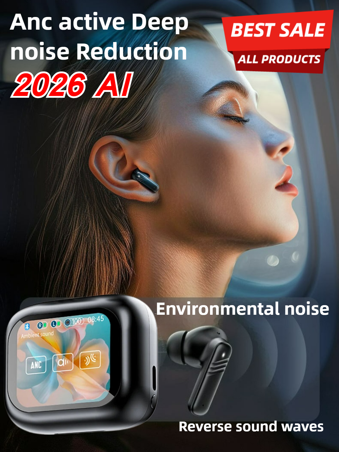 2026 NEW Professional ANC Earb - Usb C Earphone avaliação e preço